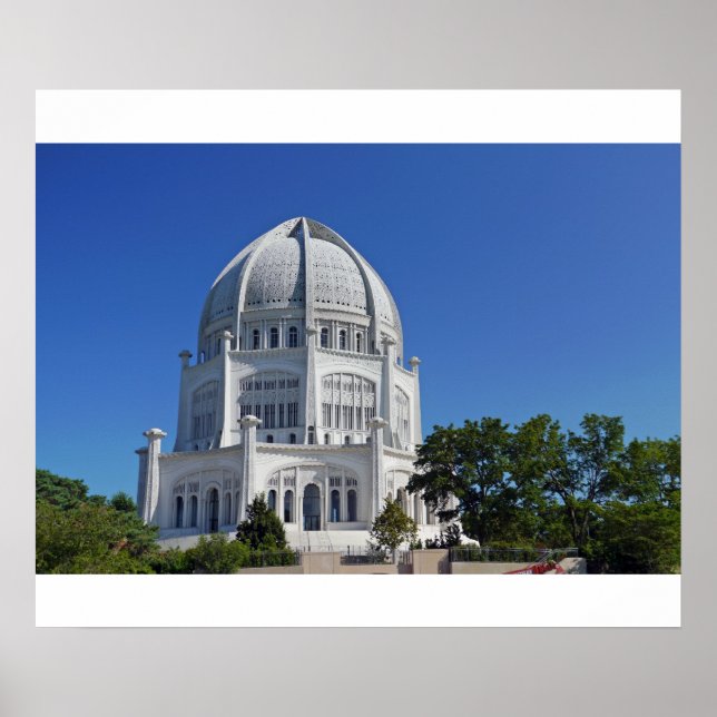 Baha'i Temple Poster (Framsidan)