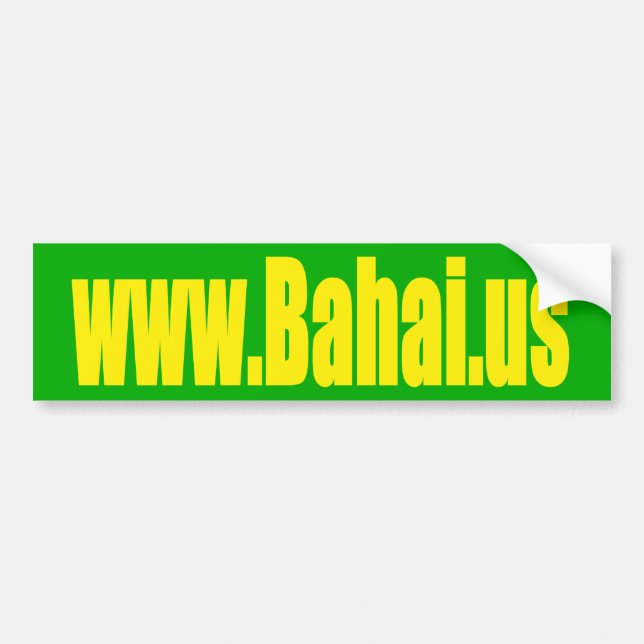 Bahai.us-bildekal Bildekal (Framsidan)