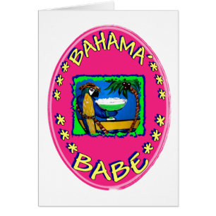 Bahama Babe Hälsningskort