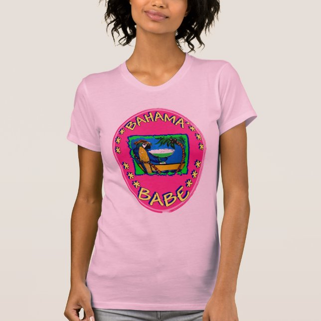 Bahama Babe Tee Shirt (Framsida)
