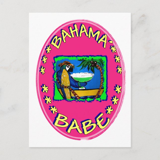 Bahama Babe Vykort (Framsida)