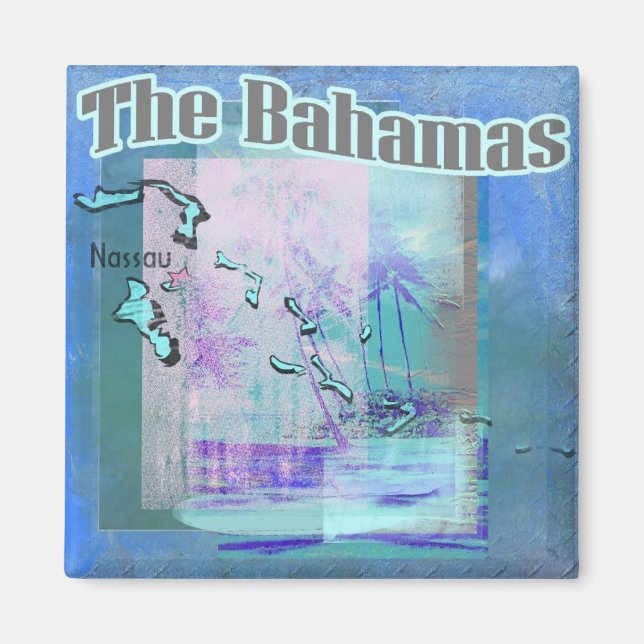 Bahama Blues Magnet (Framsidan)