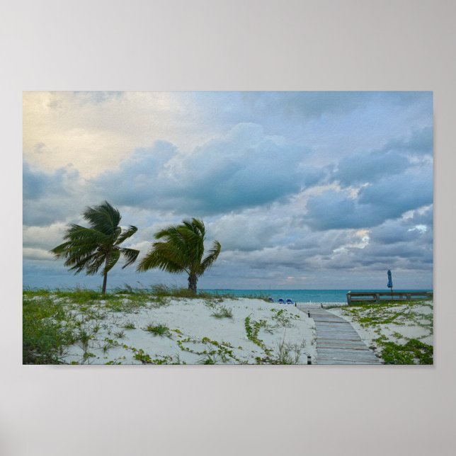 Bahama Breezes vid Sunset, Treasure Cay Poster (Framsidan)