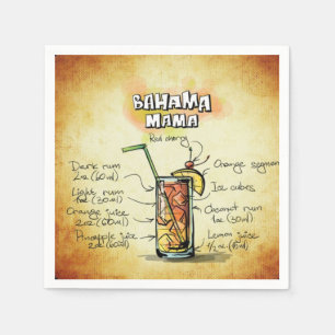 Bahama Mamma Bartender Drink Recipe Pappersservett