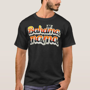 Bahama Mamma Funny Sommar Tropical Smoothie Älskar T Shirt