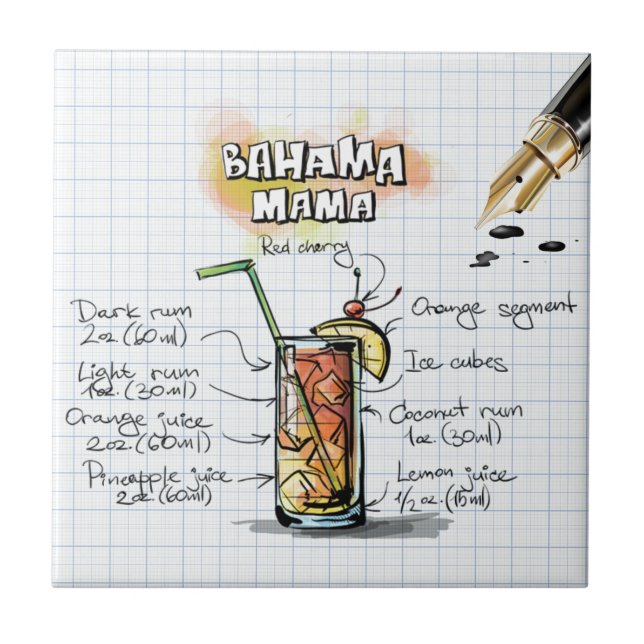 Bahama Mamma Kakelplatta (Framsidan)