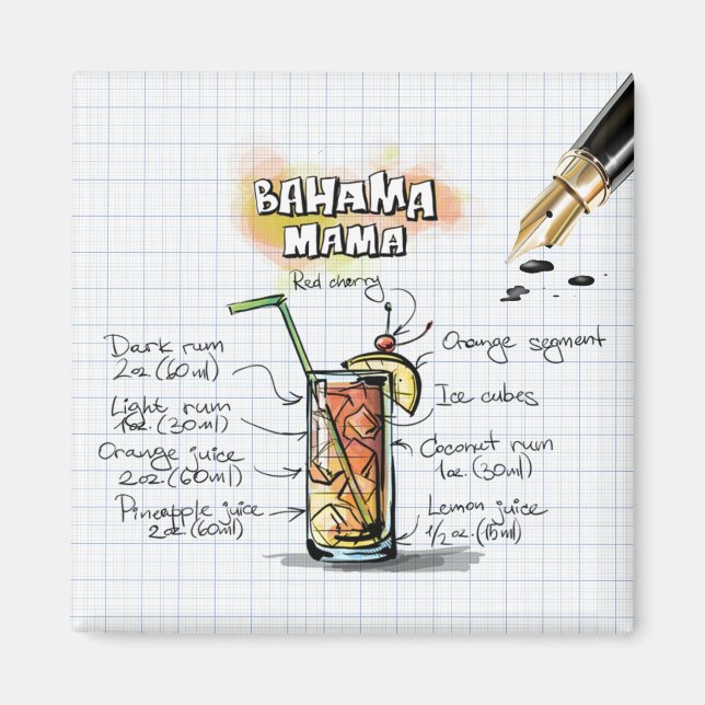 Bahama Mamma Magnet (Framsidan)