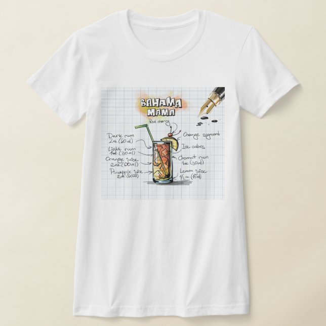 Bahama Mamma T-Shirt (Laydown)