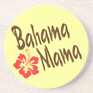 Bahama mammor med hibiskus underlägg