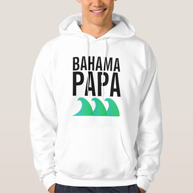 BAHAMA PAPPA T-Shirts & Hoodies Hoodie (Framsida)