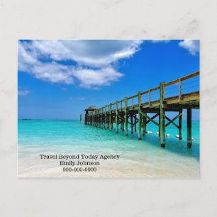 Bahama Pier Resebyrå vykort