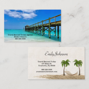 Bahama Pier Travel Agency Visitkort