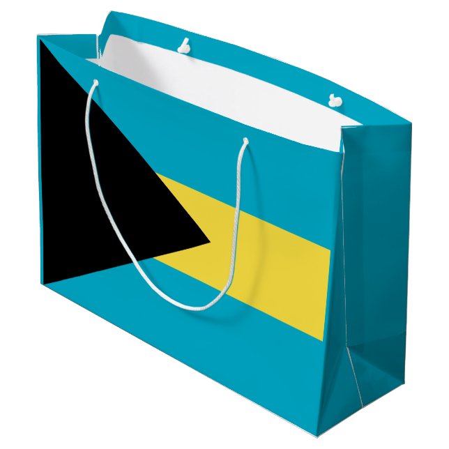Bahamansk flagga (Baksidan Vinklad)