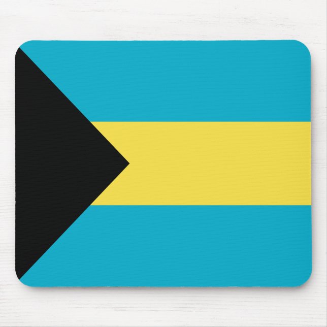 Bahamansk flagga musmatta (Framsidan)