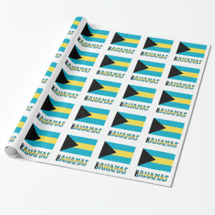 Bahamansk flagga och Bahamas present för alla till Presentpapper