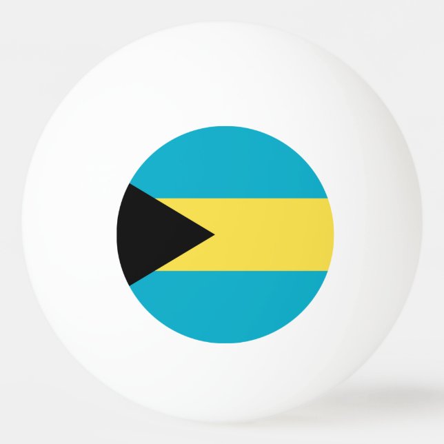 Bahamansk flagga pingisboll (Baksidan)
