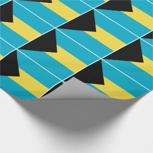 Bahamansk flagga presentpapper