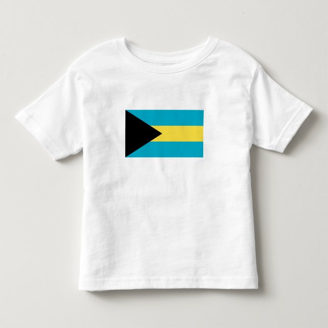 Bahamansk flagga t shirt (Framsida)