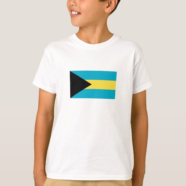 Bahamansk flagga tee (Framsida)