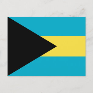 Bahamansk flagga vykort