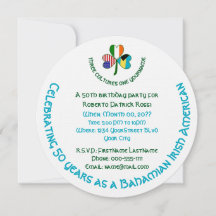 Bahamansk irländsk amerikansk flagg Shamrock födel