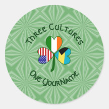 Bahamansk irländsk amerikansk Shamrock Personlig 