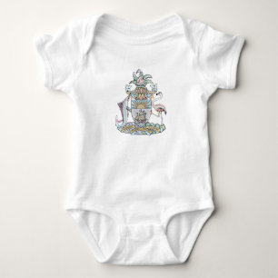 Bahamansk vapensköldspädbarnranka t shirt