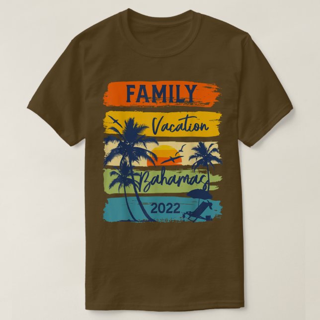 Bahamas 2022 Caribe Family Vacation Matching Grou T Shirt (Design framsida)
