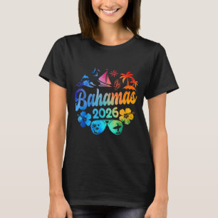Bahamas 2026 Semester Strand Tie Dye Resor Sommar T Shirt