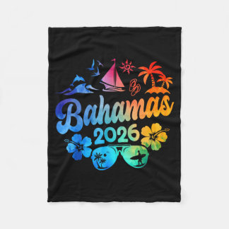 Bahamas 2026 Vacation Beach Tie Dye Trips Summer V Fleecefilt