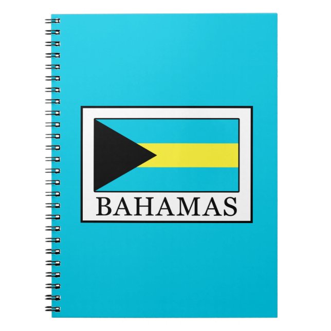 Bahamas Anteckningsbok Med Spiral (Framsidan)