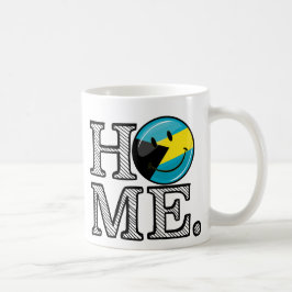 Bahamas är hem- le flaggahusvärmeapparaten kaffemugg