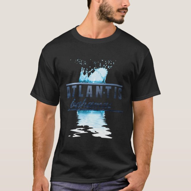 Bahamas Atlantis Ocean-Västindien T Shirt (Framsida)