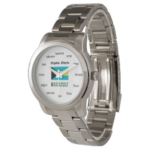Bahamas Bahamansk flagga Armbandsur