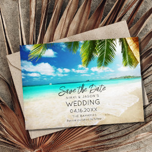 Bahamas Beach Destination Wedding Spara Datumet