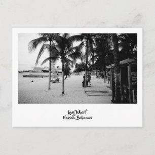 Bahamas Beach-scenen Vykort