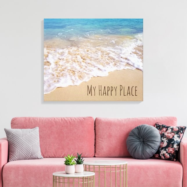 Bahamas Beach surf Canvastryck (Insitu (Vardagsrum))