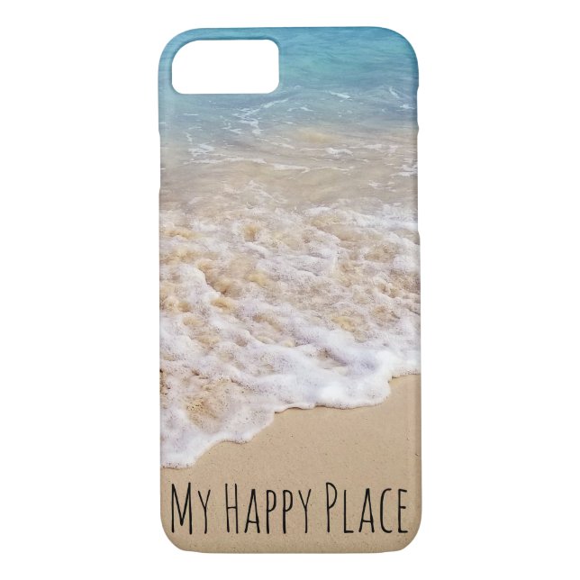 Bahamas Beach-surfan Case-Mate iPhone Skal (Baksida)