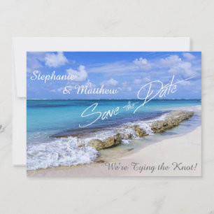 Bahamas Beach Wedding Spara datumet