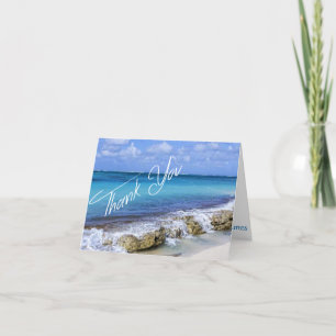BAHAMAS BEVARAR SHORE Bröllop Tack Kort