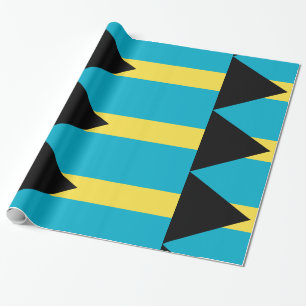 Bahamas blåttgult presentpapper