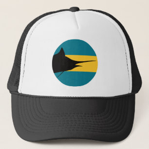 Bahamas Blue marlin Bahamian National Animal Flagg Keps
