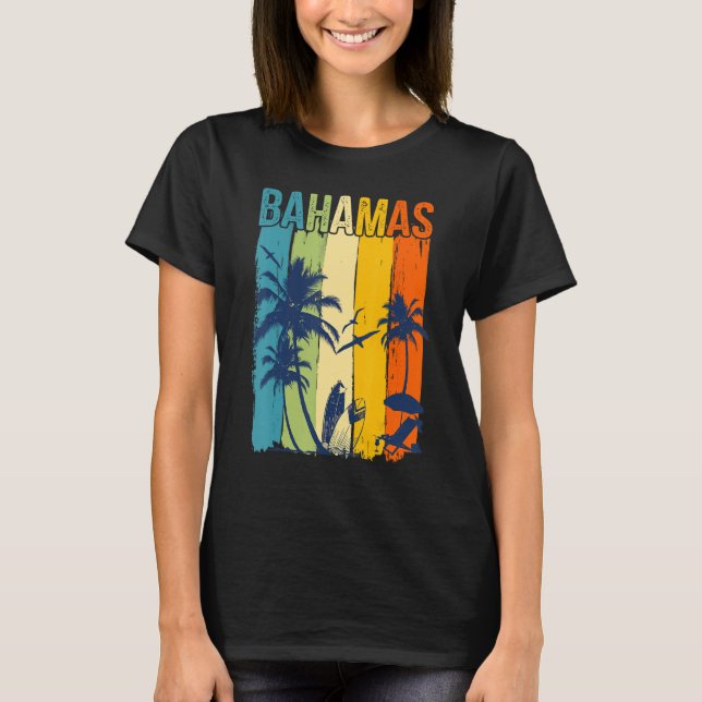 Bahamas Caribe Family Vacation Matching Group T Shirt (Framsida)