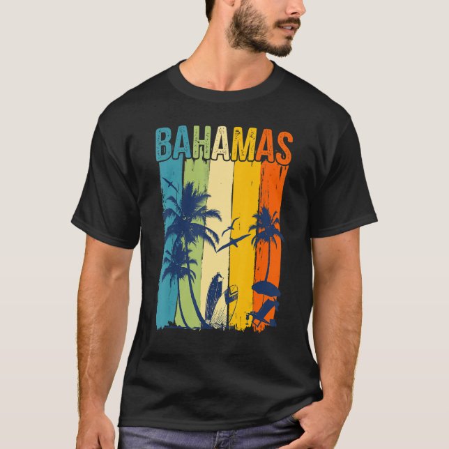 Bahamas Caribe Family Vacation Matching Group T Shirt (Framsida)