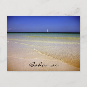bahamas clear vatten vykort