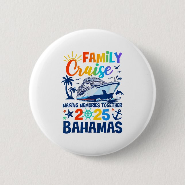 Bahamas Cruise 2025 Family Friends Group Vacation Knapp (Framsida)
