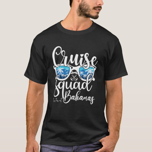 Bahamas Cruise Squad 2023 Bahamas Helgdag Family M T Shirt (Framsida)
