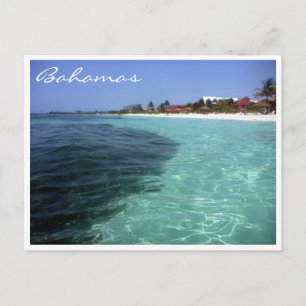 bahamas crystal vatten vykort