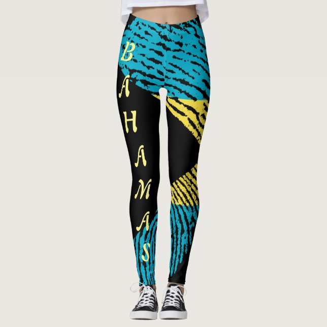 bahamas damasker leggings (Framsida)