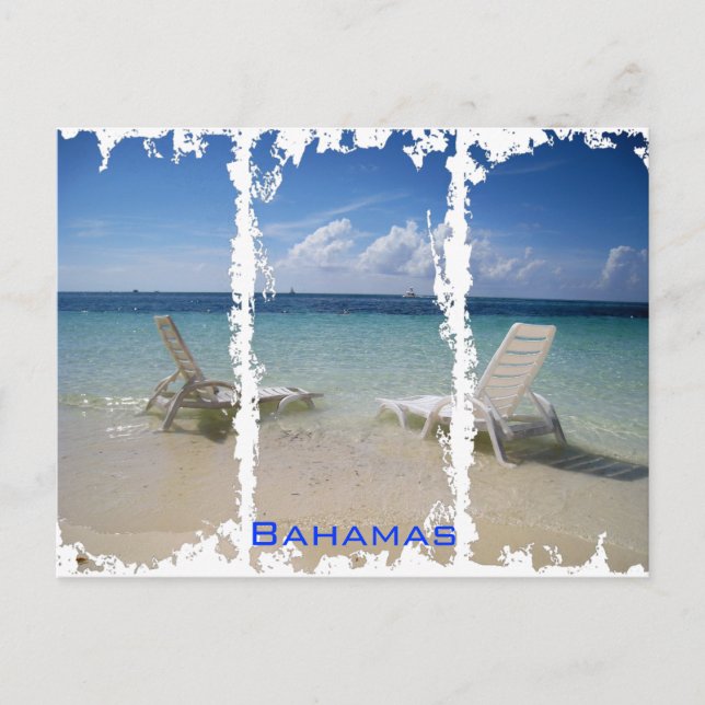 Bahamas Distress-vykort Vykort (Framsida)